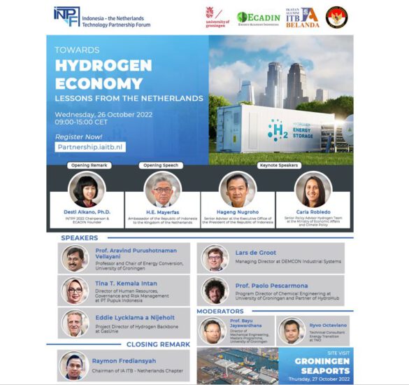 INTPF 2022 Towards Hydrogen Economy: Lessons from the Netherlands
